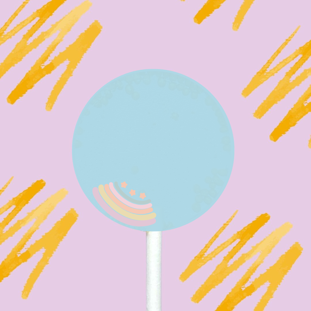 10 Sucettes Personnalisées - Pastel 1
