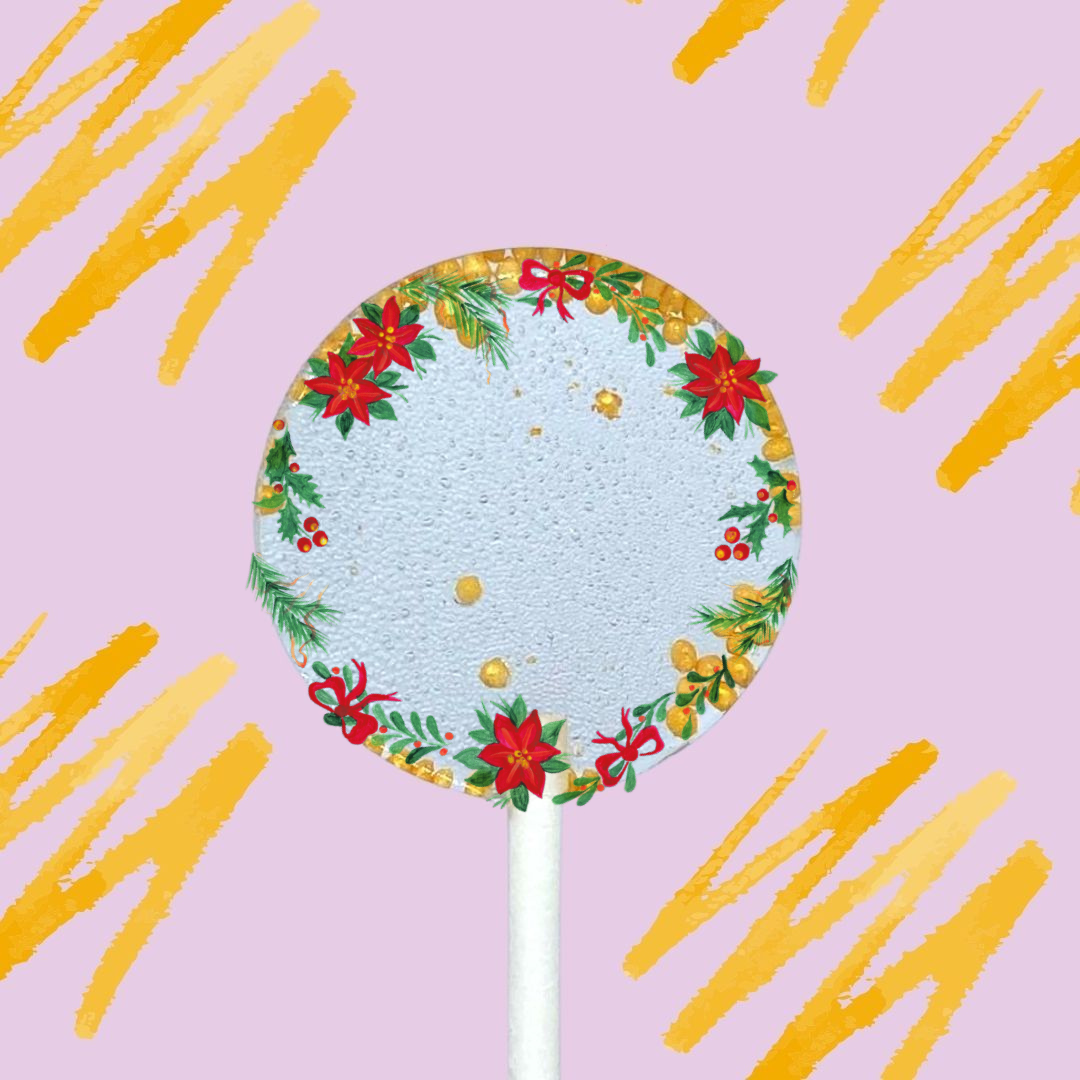 10 Sucettes Personnalisées - Noël