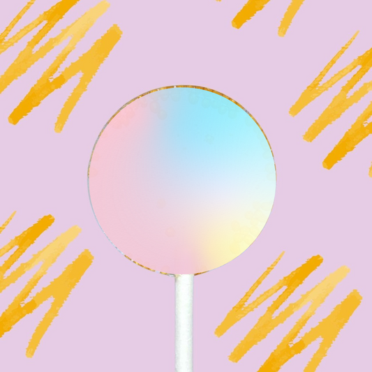 8 Sucettes Personnalisées - Dégradé multicolor