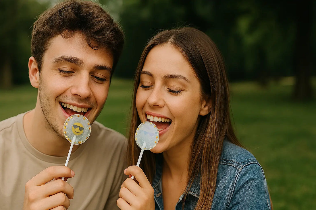 Cadeau romantique anniversaire : Sucette personnalisée, le must !