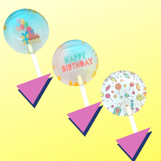 Mini pack (3 Sucettes) - Anniversaire